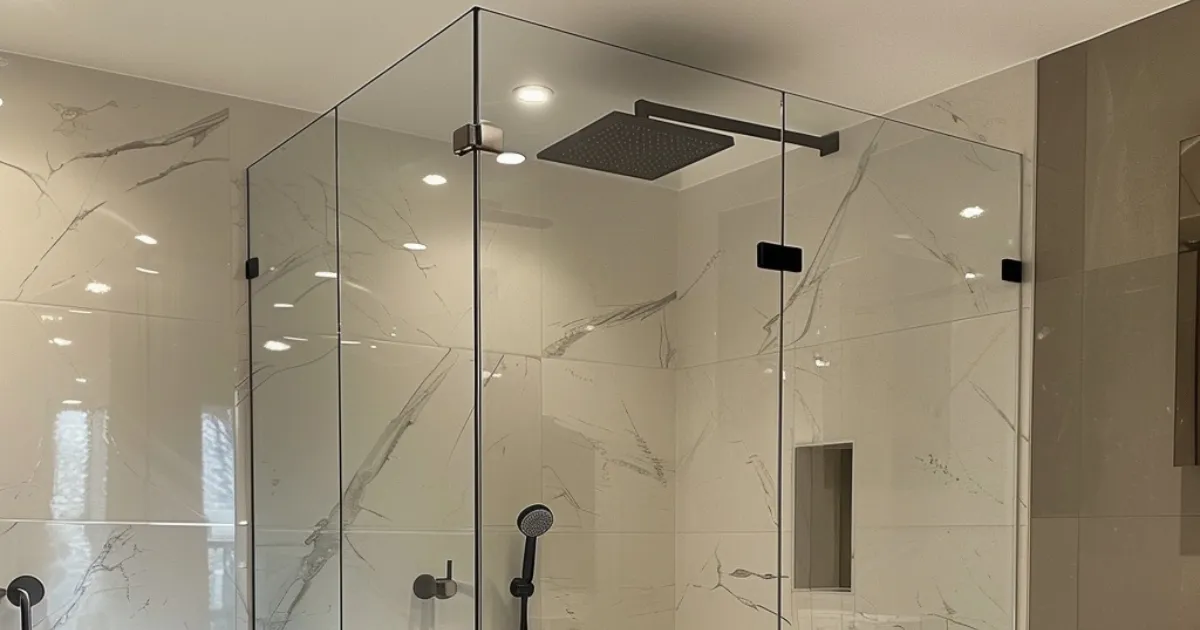 Frameless Shower Panel