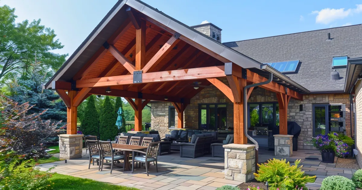 Attached Gable Roof Patios