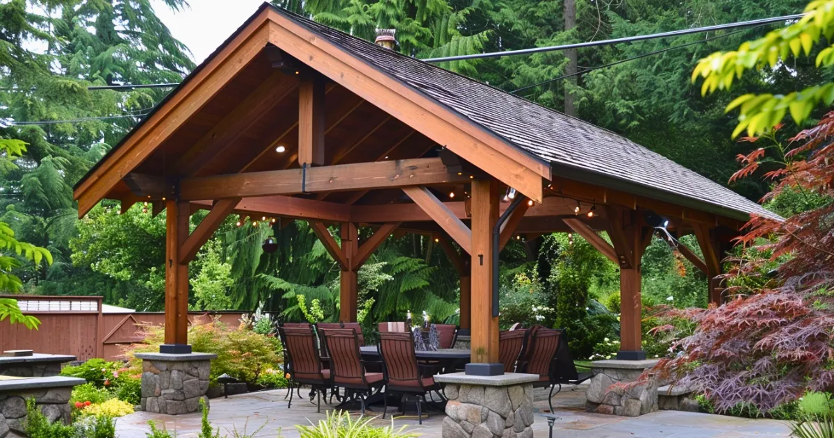 Free-Standing Gable Patio Roofs