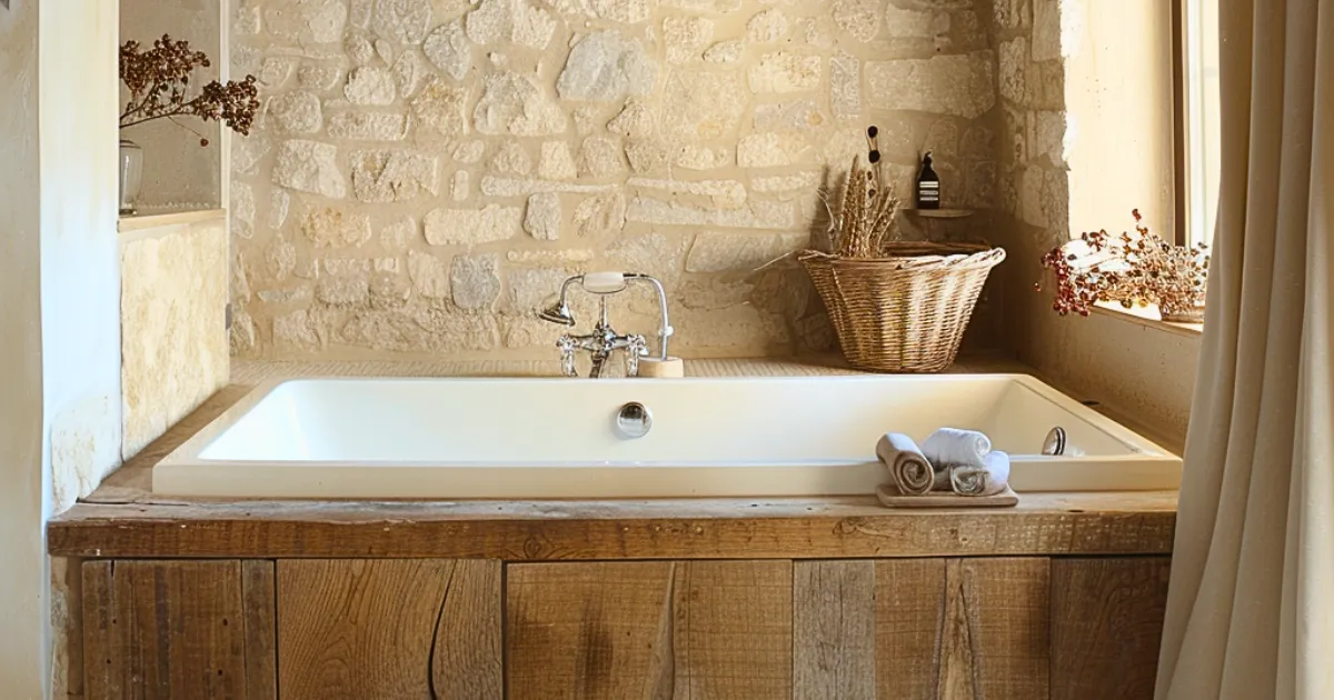 Rustic Bathroom example