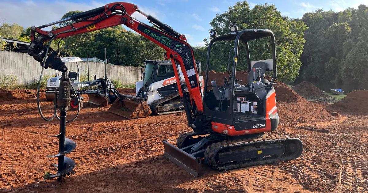 Excavator Hire Cairns Kubota