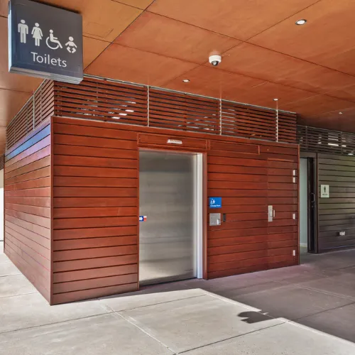 Outside Changing Facility at Cairns Esplanade Lagoon