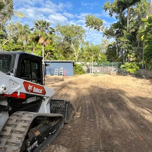 Earthwork for house Cairns